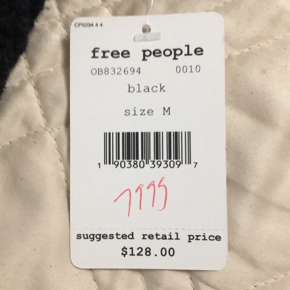 Free People Black Sweater Size Medium - Picture 4 of 5